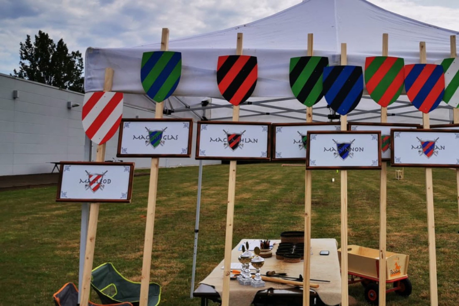 Highland Games: outdoor during the team event